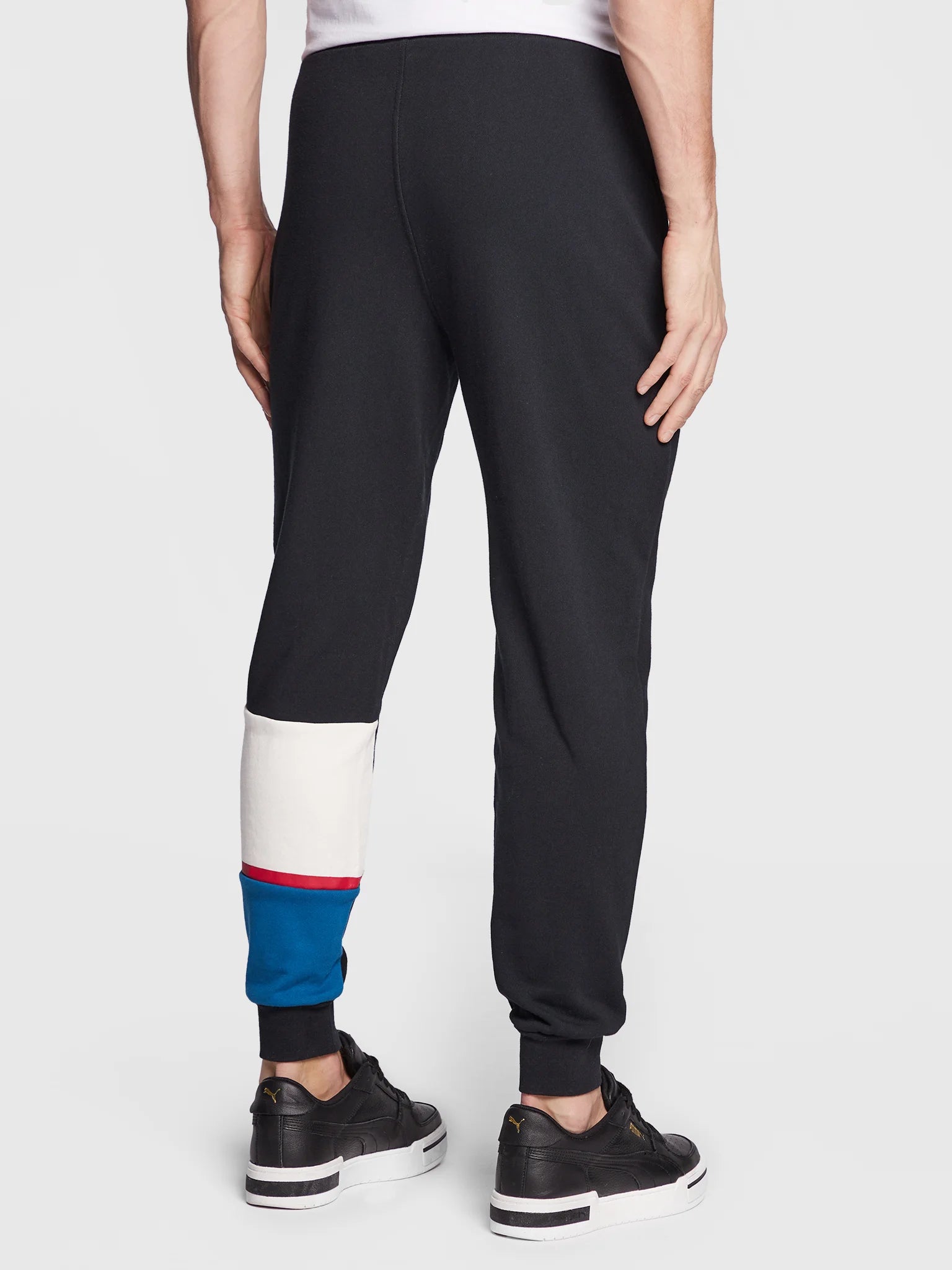 Pantalon Sergio Tacchini Incastro - Noir/Blanc/Bleu