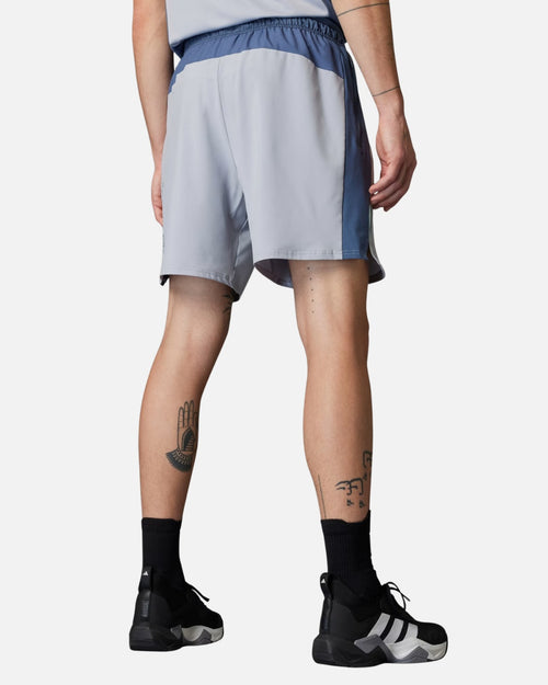 Pantaloncini Adidas Tech Apparel Colorblock - Grigio/Blu - Footkorner