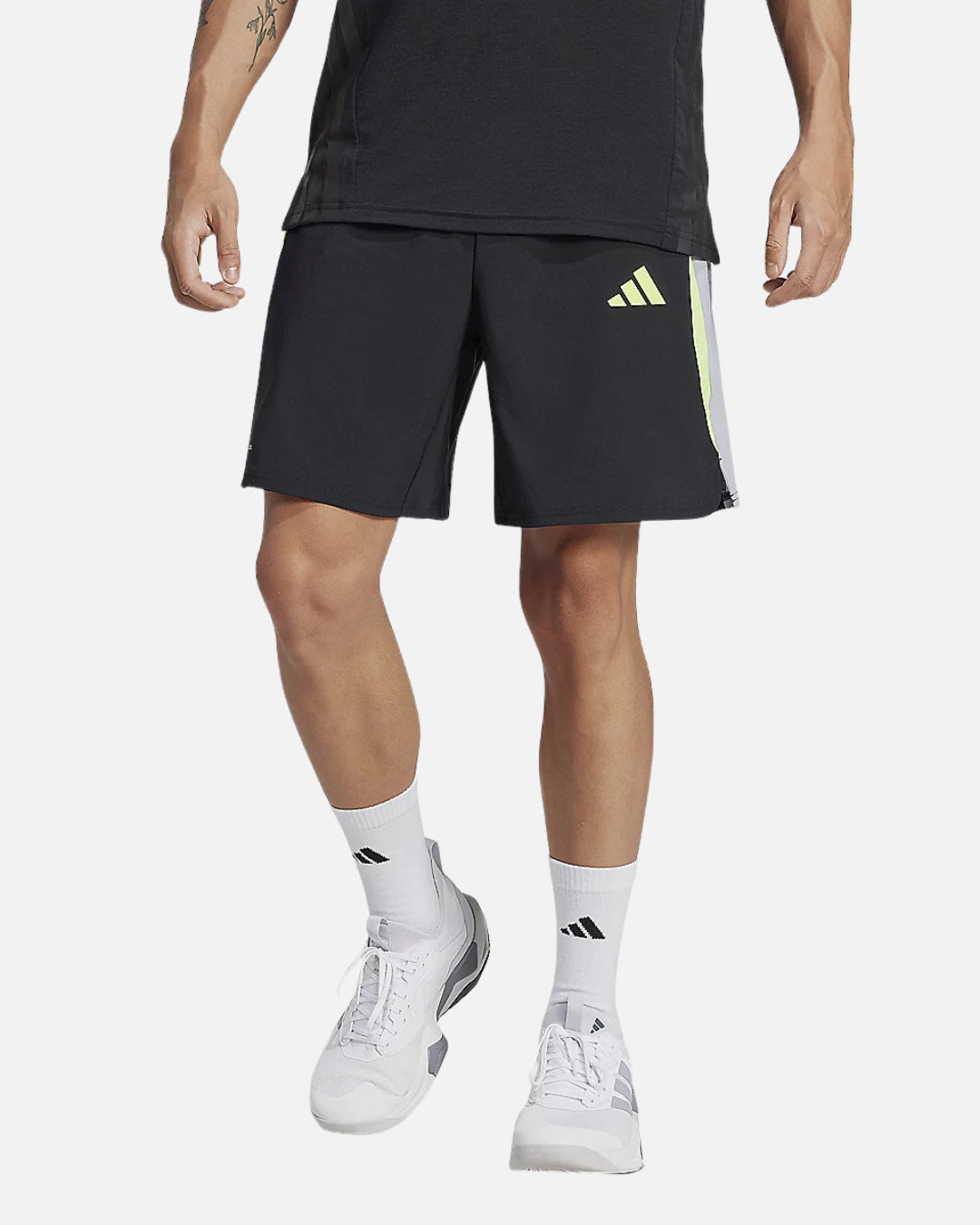 Short Adidas Tech Apparel Colorblock - Noir/Vert