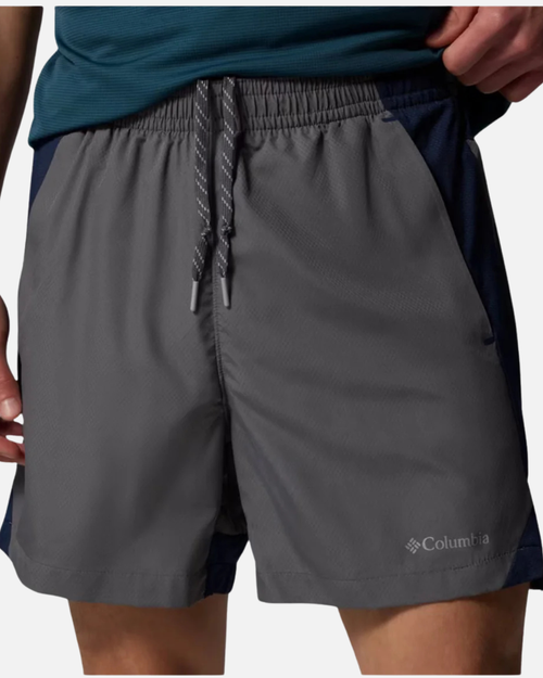 Short Columbia Three Pitch - Gris/Bleu - Footkorner