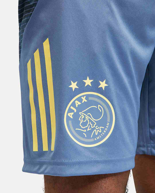Pantalón corto de entreno Ajax Amsterdam 2024/2025 - Azul/Amarillo - Footkorner