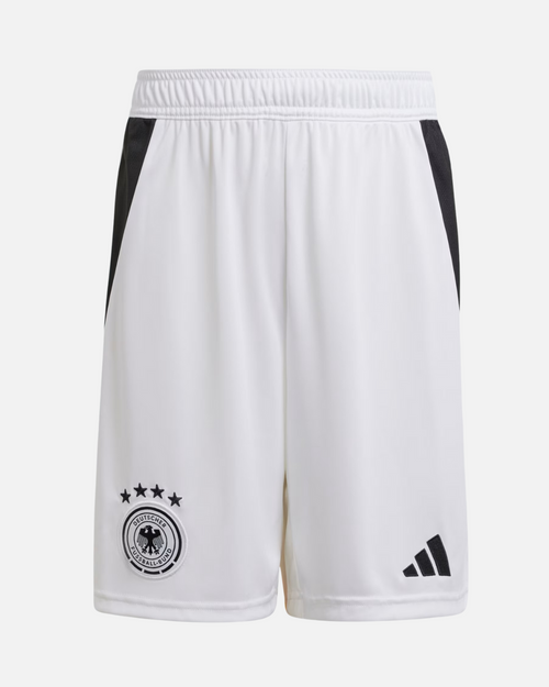 Germany Junior 2024 Training Shorts - White/Black/Red - Footkorner