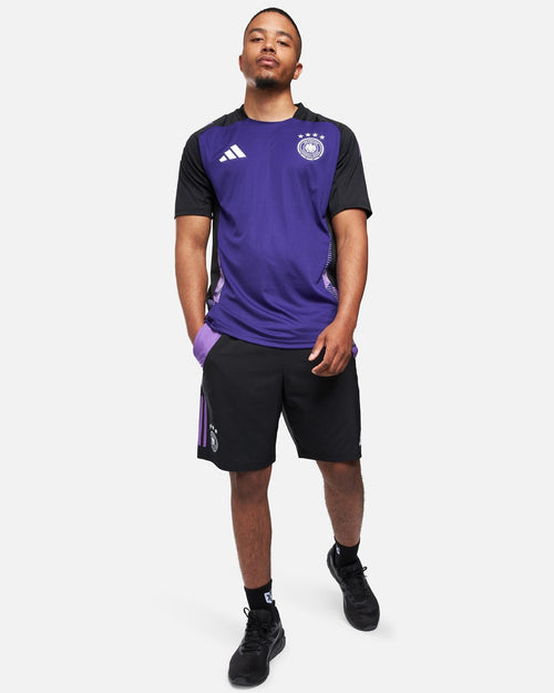 Deutschland 2024 Trainingsshorts – Schwarz/Lila - Footkorner