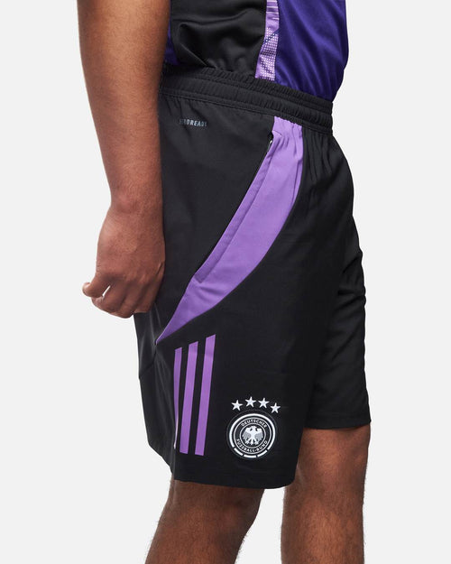Deutschland 2024 Trainingsshorts – Schwarz/Lila - Footkorner