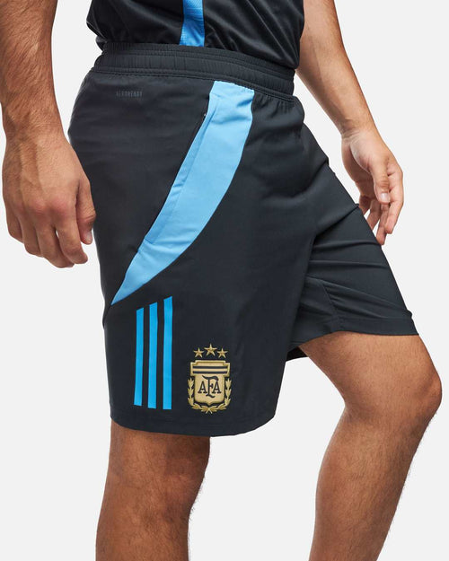 Short d'entrainement Argentine - Gris/Bleu - Footkorner