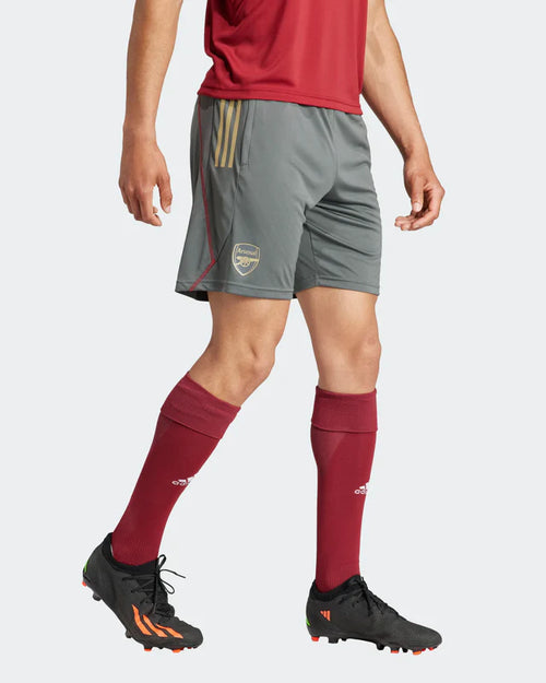 Arsenal Training Shorts - Grey/Gold - Footkorner