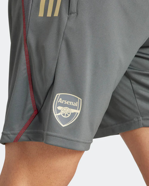 Arsenal Training Shorts - Grey/Gold - Footkorner