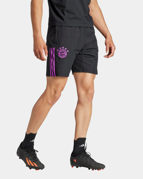 Pantalón corto de entrenamiento Bayern Munich 2023/2024 - Negro/Morado/Verde - Footkorner