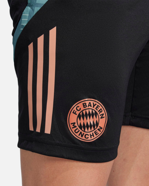 Short d'allenamento Bayern Monaco 2024/2025 - Nero/Blu/Rosa - Footkorner