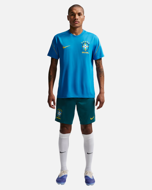 Short d'entrainement Brésil Coupe du Monde 2026 - Vert/Jaune - Footkorner