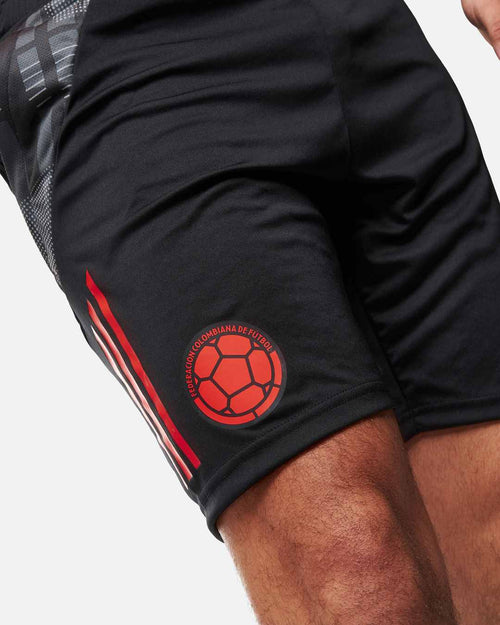 Short d'entrainement Colombie - Noir/Orange - Footkorner