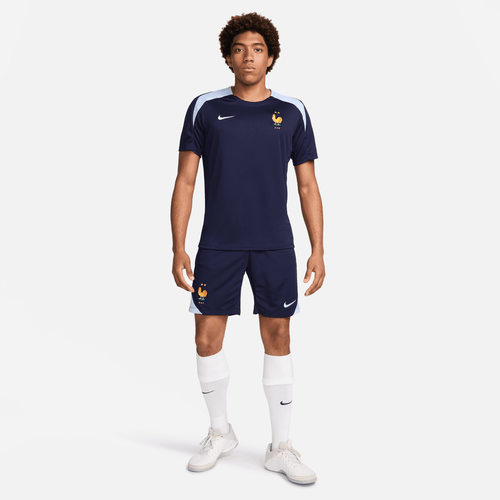 Pantaloncini da allenamento della squadra francese 2024 - Blu marino/Blu - Footkorner