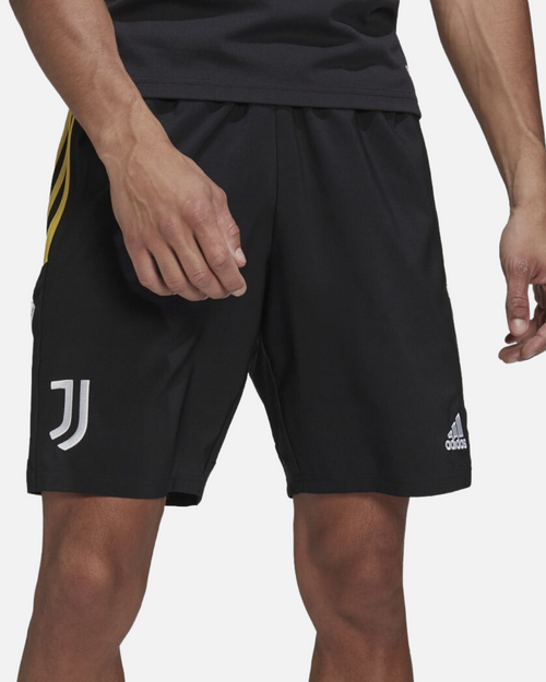 Juventus Training Shorts - Black/White/Gold - Footkorner