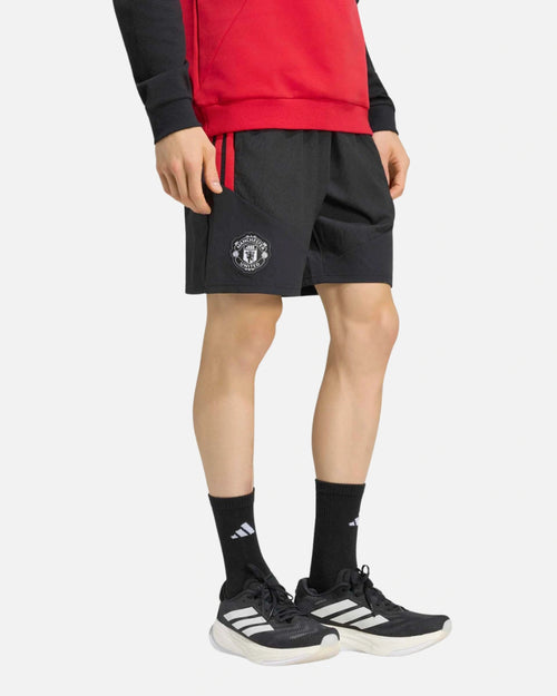 Manchester United Trainingsshorts - Schwarz/Rot - Footkorner
