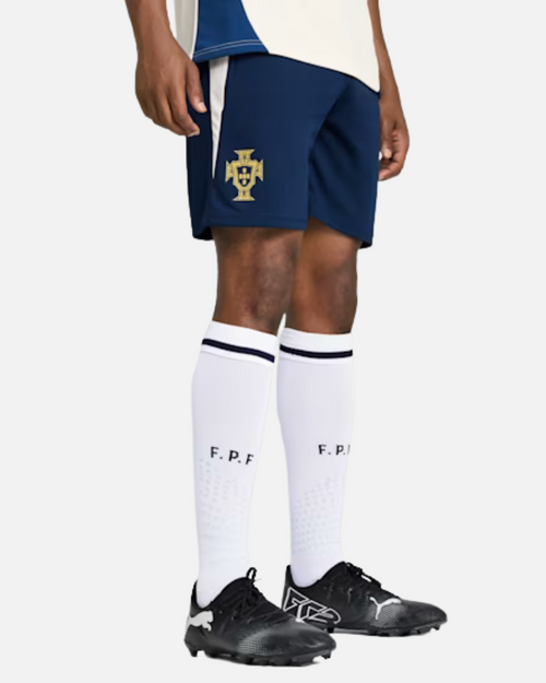 Kurze Trainingshose Portugal 2025 - Blau - Footkorner