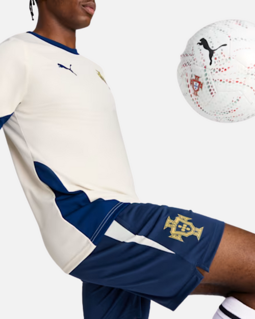 Kurze Trainingshose Portugal 2025 - Blau - Footkorner