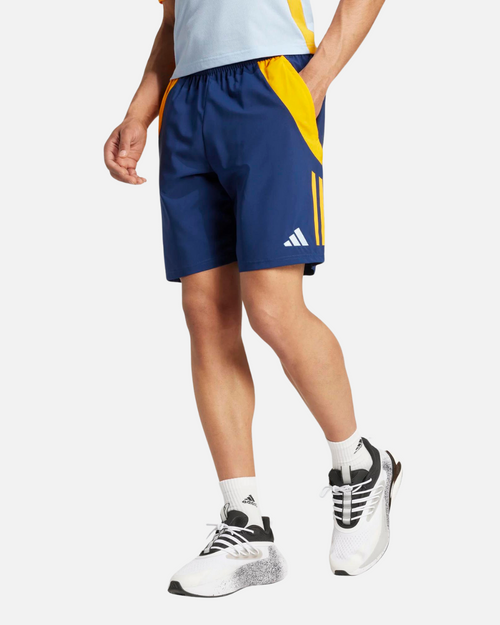 Real Madrid training shorts 2024/2025 - Blue/Orange - Footkorner