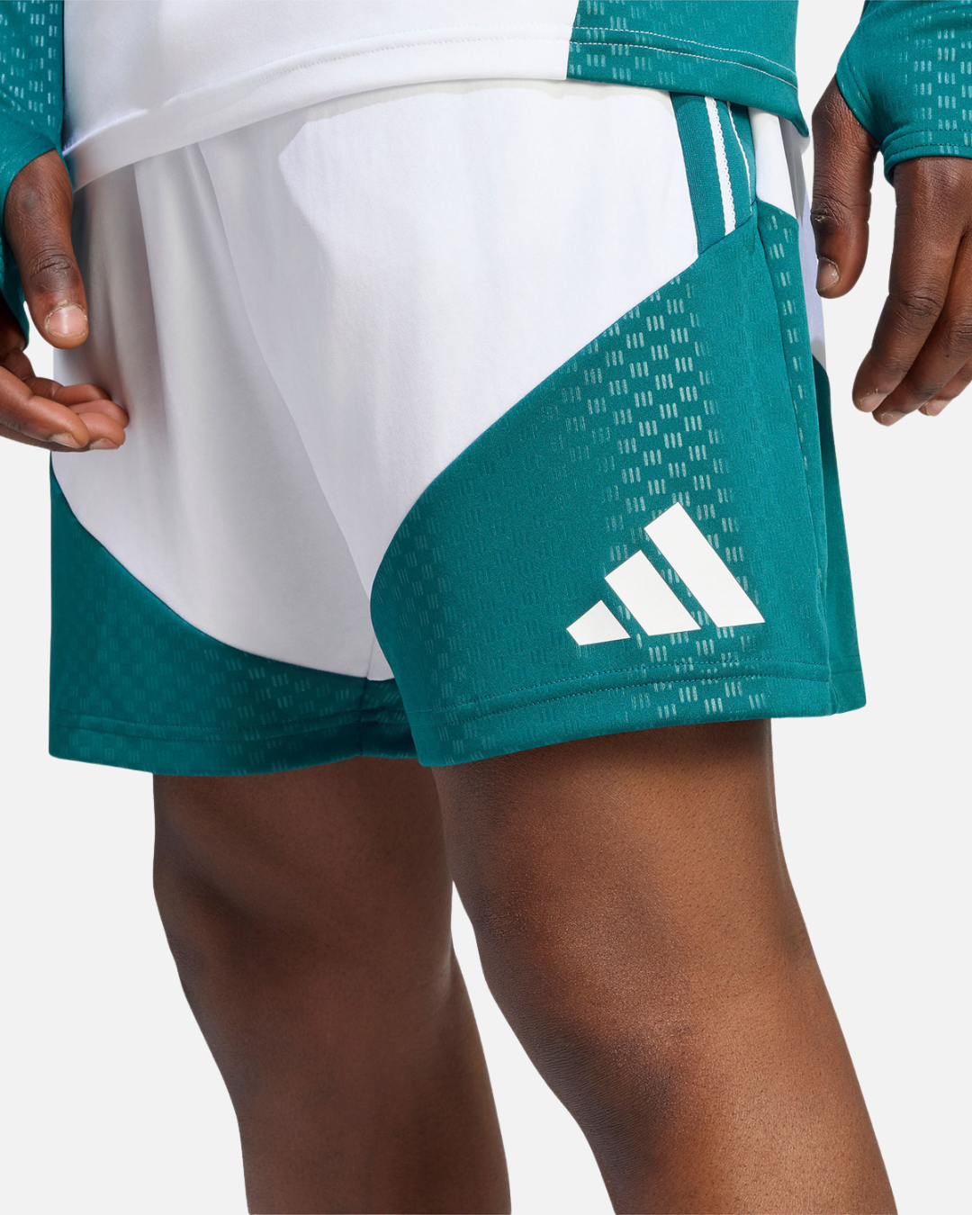 FootkornerShort d'entrainement Real Madrid 2026/2027 - Blanc/Vert