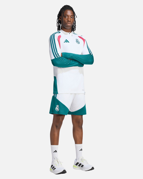 Short d'entrainement Real Madrid 2026/2027 - Blanc/Vert - Footkorner
