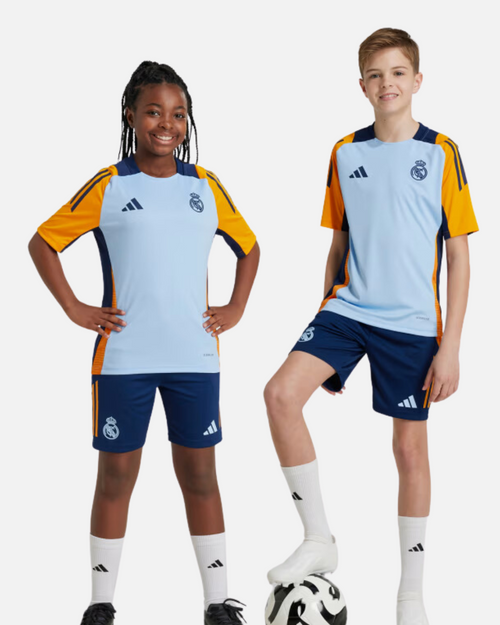Real Madrid Junior 2024/2025 training shorts - Blue/Orange - Footkorner