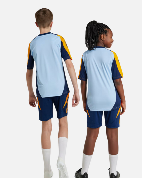 Real Madrid Junior 2024/2025 training shorts - Blue/Orange - Footkorner