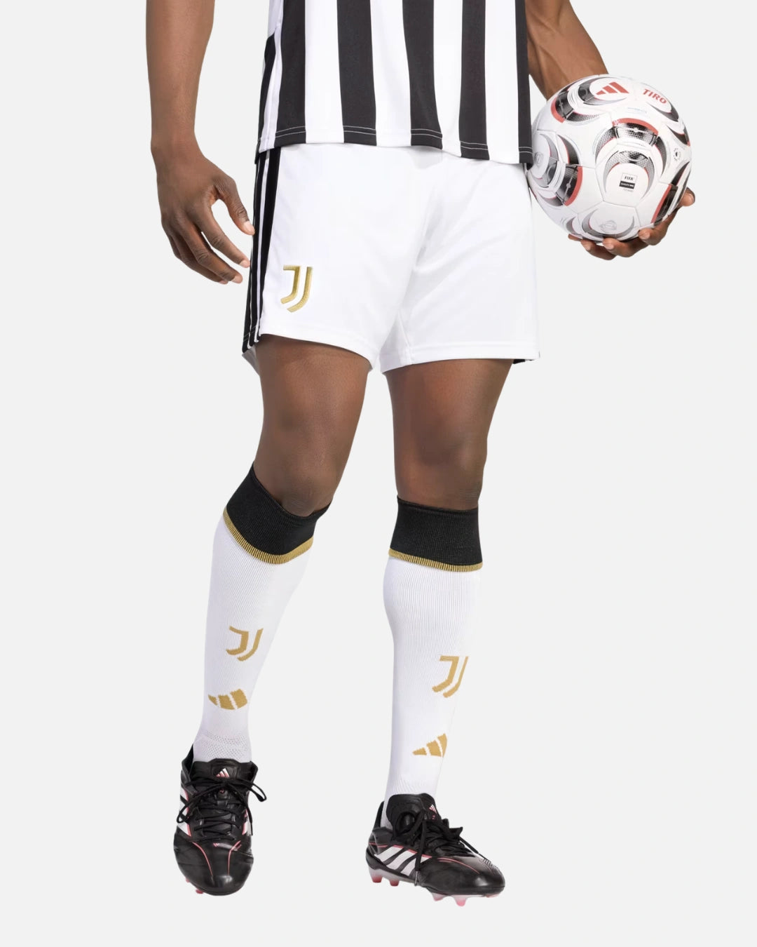 FootkornerJuventus Heimshorts 2026/2027 - Weiß/Schwarz