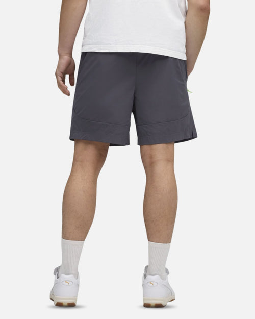 Manchester City Pumatech Woven 2025/2026 Training Shorts - Grey/Yellow - Footkorner