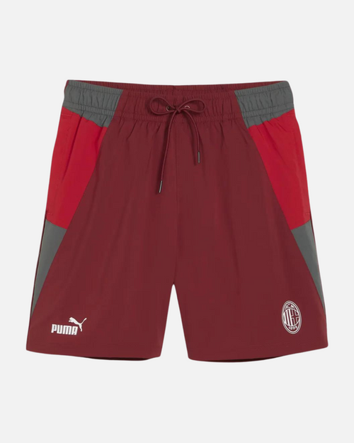 Short d'entrainement AC Milan -  Rouge/Gris - Footkorner