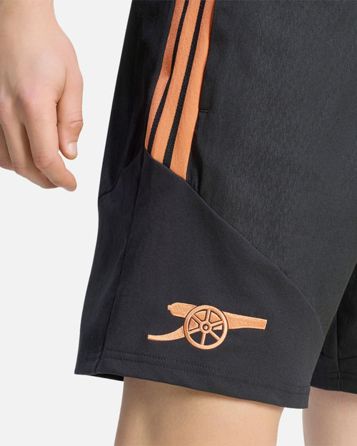 Short d'entraînement Arsenal 2026 - Orange/Noir - Footkorner