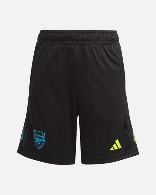 Pantalones cortos de entrenamiento Arsenal Junior - Negro/Amarillo/Azul - Footkorner