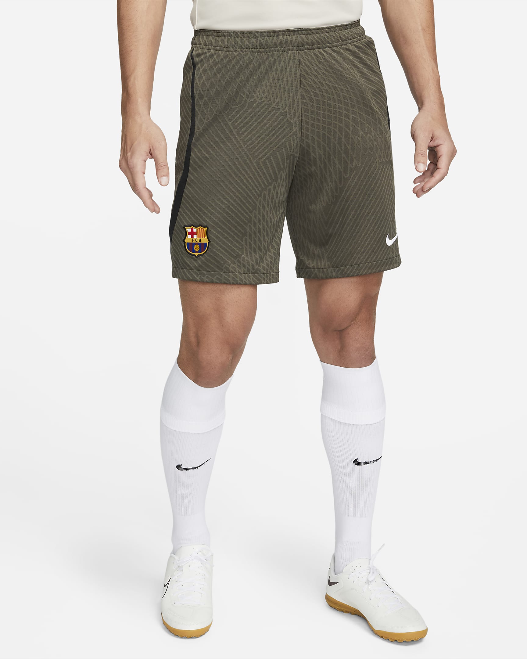 FootkornerFC Barcelona Trainingsshorts 2023/2024 – Khaki