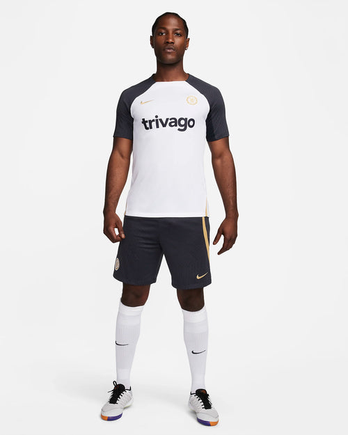 Chelsea Training Shorts - Black/Gold - Footkorner