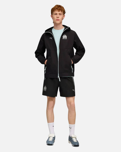 Short d'entraînement OM 2025/26 - Noir - Footkorner