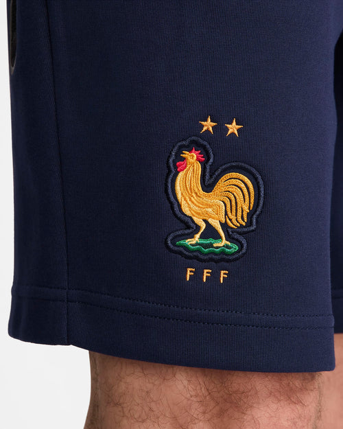 Short Equipe de France Nike Tech Fleece - Marine - Footkorner