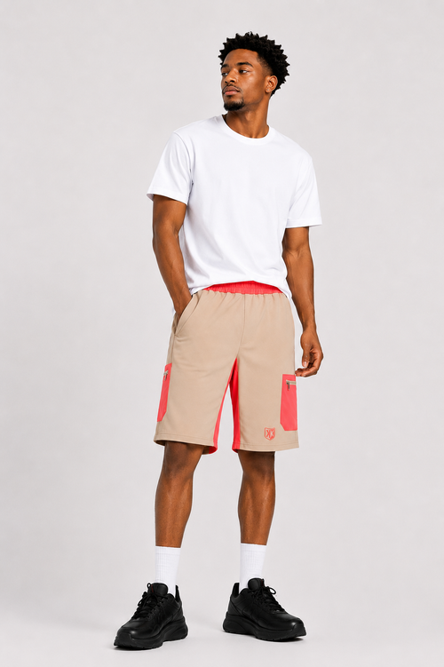 Pantaloncini FK Pastel - Beige/Rosa - Footkorner