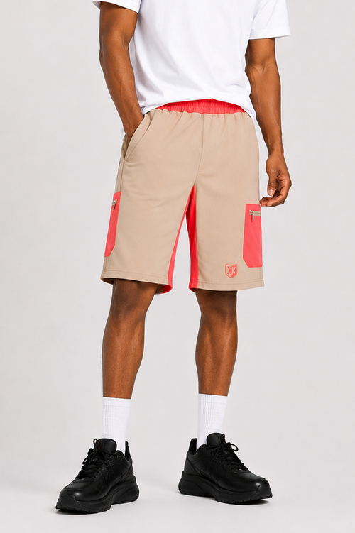 Pantaloncini FK Pastel - Beige/Rosa - Footkorner
