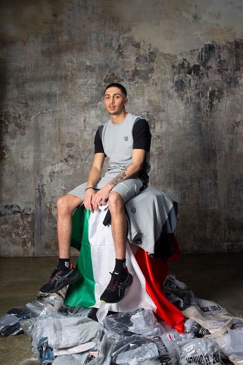 Short FK Canto - Gris/Noir - Footkorner