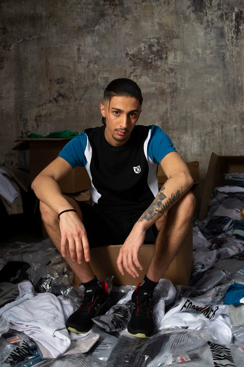 Short FK Canto - Noir/Blanc/Bleu - Footkorner