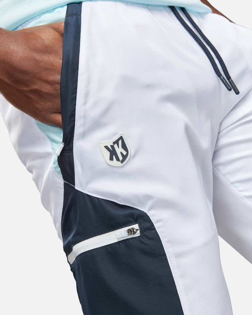 Juego corto de tiro libre - Blanco/Azul - Footkorner