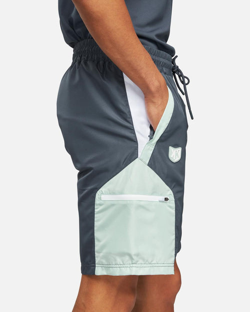 Pantaloncini da gioco FK - Blu/Verde/Bianco - Footkorner