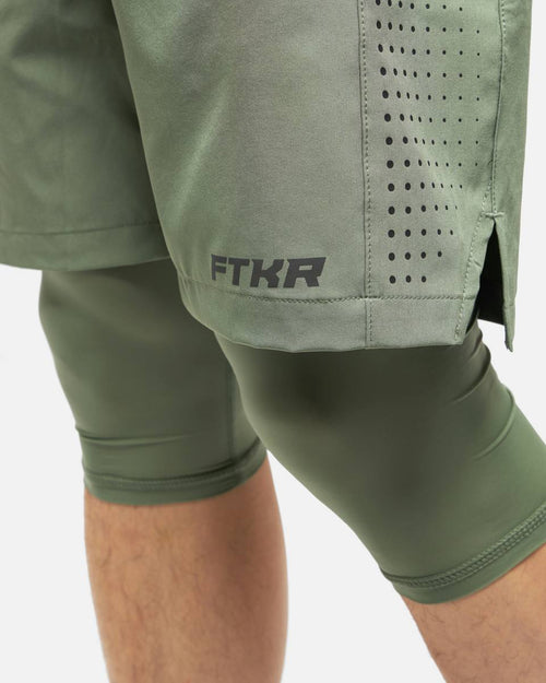 Short FK Rider 2 in 1 - Kaki/Nero - Footkorner