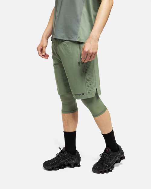 Short FK Rider 2 in 1 - Kaki/Nero - Footkorner