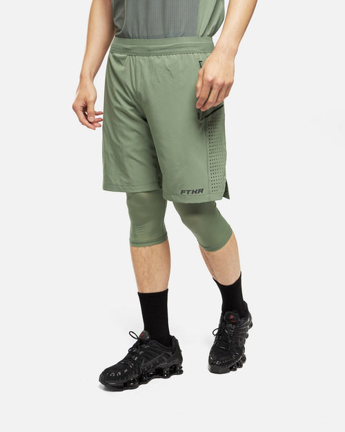 Short FK Rider 2 in 1 - Kaki/Nero - Footkorner