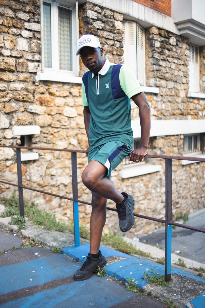 FK Squad Shorts - Green/Blue/White