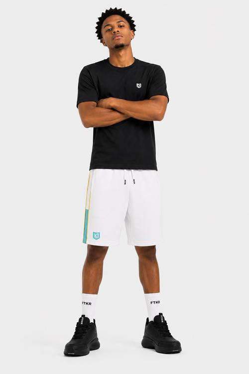 FK Square Shorts - Yellow/White - Footkorner