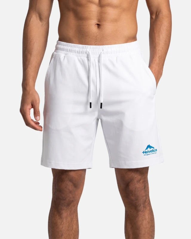 FootkornerShort Helvetica Detroit - Blanc