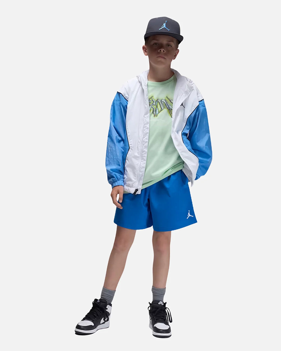 FootkornerShort Jordan Jumpman gewebt Junior - Blau