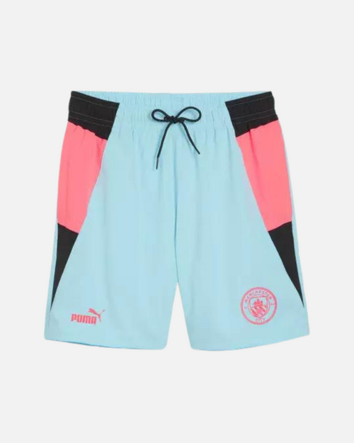 Pantalón corto Manchester City 2023/2024 - Azul/Rosa/Negro - Footkorner