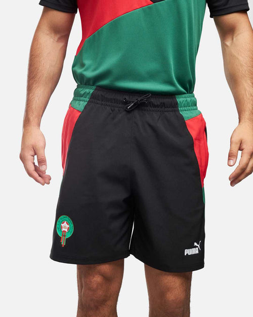 Short Maroc 2024 - Noir/Vert/Rouge - Footkorner