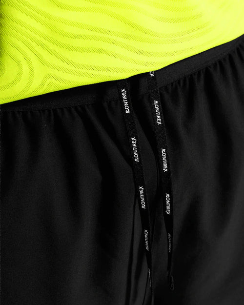 Short Montirex Tide - Noir/Jaune - Footkorner